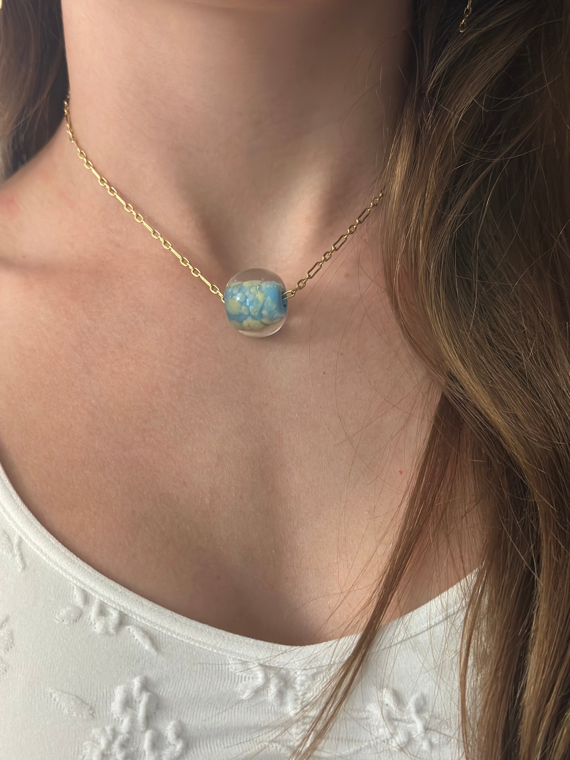 Hydrangea Necklace