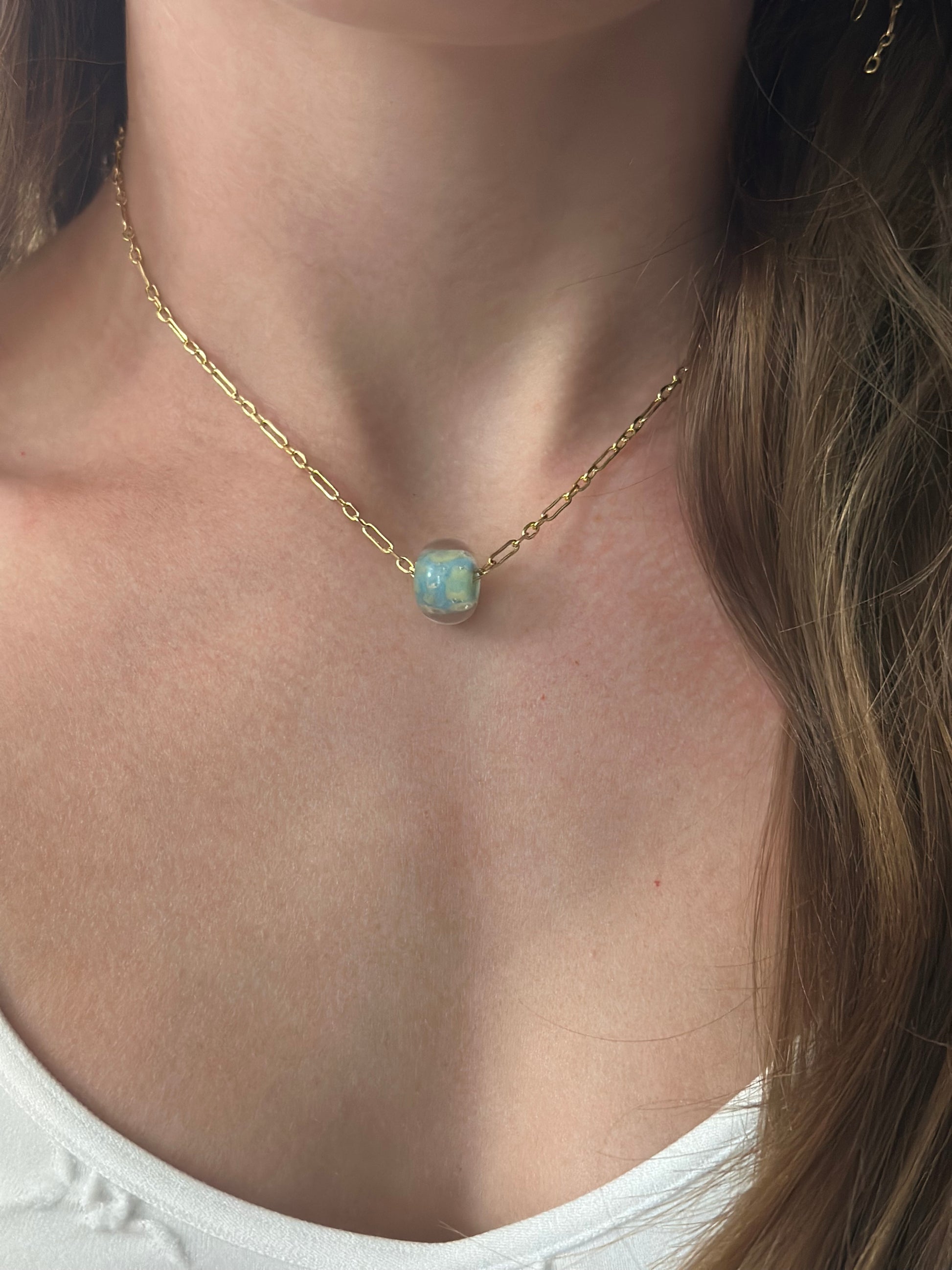 Hydrangea Necklace