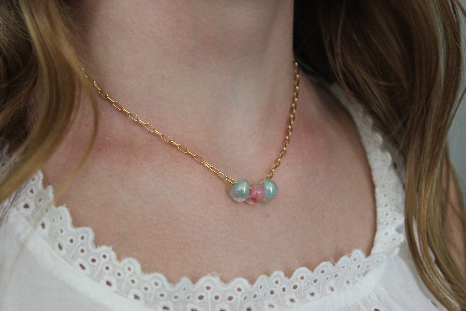 Bouncing Bubbles Necklace